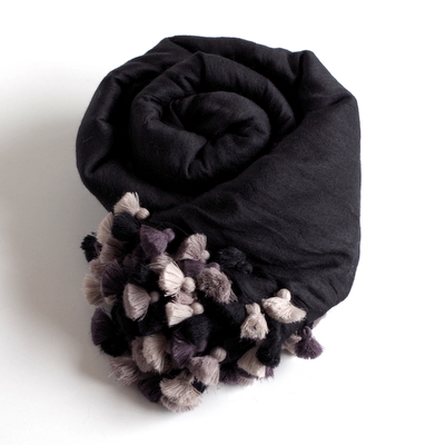 【CITRUS シトラス】13AW新作 シトラスストール マルチカラーのポンポン/ウールストール＜CITRUSストール公式ショップ＞★送料無料