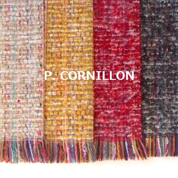 P.CORNILLON（コルニヨン）マフラー ツィード レディース ミックス