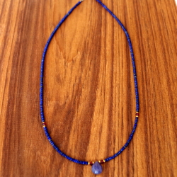 【タンザナイト ネックレス】天然石のプチジュエリー ラピズラリ/タンザナイトネックレス/Tanzanite★メール便対応