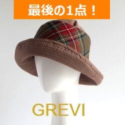 【grevi  チェック 帽子】グレヴィのウォータープルーフのレインハット カーキ ネイビー ブラウン firenze イタリア 直輸入 ハット フィレンツェ★送料無料