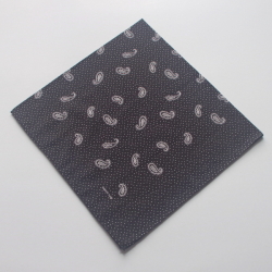 【FRATELLI LUIGI】フラテッリ ルイージ シルク スカーフ 大判 67×67 正方形 バンダナ 綿 絹 夏 春 春夏 紫外線 メンズ レディース おしゃれ 白 黒 ペイズリー ブランド 夏用 uv UVカット イタリア製 ストール【送料無料】