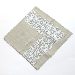 【FRATELLI LUIGI】フラテッリ ルイージ シルク コットン リネン スカーフ 大判 68×68 正方形 ストライプ バンダナ 綿 絹 麻 夏夏 春 春夏 紫外線 メンズ レディース おしゃれ ハンドメイド ブランド 夏用 チェーン uv UVカット イタリア製 ストール【送料無料】