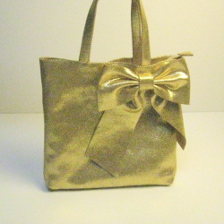 【GIUDIT】ジュディットのリボンラメバッグ(ゴールド・シルバー）ジャンニキアリーニ イタリア直輸入★送料無料