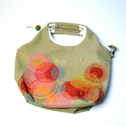 【ZABEDE】ザベーデのハンドメイドトート タイ製のパッチワークのハンドメイドトート