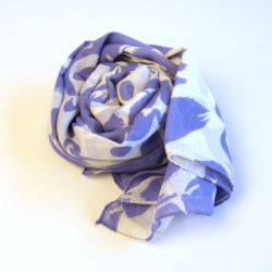 【コットンストール】花柄の綿ストール（綿100％） 50cm×180ｃｍ １0カラー★メール便対応