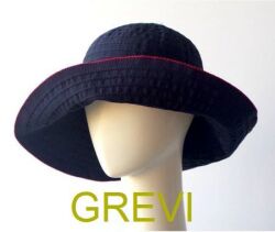 Grevi 帽子 グレヴィ ハット 折りたたみ つば広 ブレードハット ベージュ ネイビー クリーム UV 夏 帽子 レディース UVカット 紫外線防止 日よけ おしゃれ イタリア直輸入★送料無料