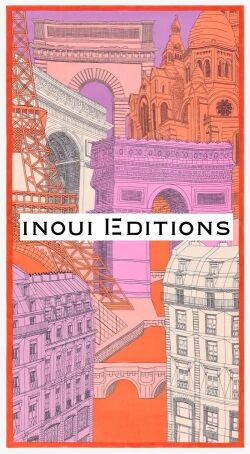 【INOUI EDITIONS】 イヌイ エディションズ  PARIS コットン 大判 ストール 薄手 夏 春 春夏 紫外線 レディース メンズ おしゃれ ブランド 綿 100% uv UVカット フランスデザイン 冷房対策 inouitoosh イヌイトゥーシュ 【送料無料】