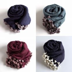 【CITRUS シトラス】AW新作 シトラスストール ポンポンストール/ウール＜CITRUSストール公式ショップ＞★送料無料