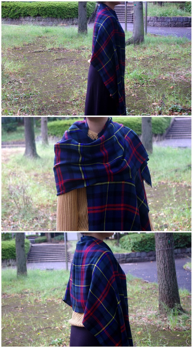 ヒューストン タイガー チェック柄 スカーフ ヒューストン タイガー チェック柄 スカーフ ヒューストン