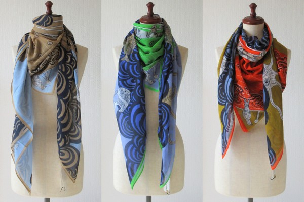 超貴重品 イサムノグチ 大判シルクスカーフ Isamu Noguchi 超貴重品 イサムノグチ 大判シルクスカーフ Isamu Noguchi 超貴重品