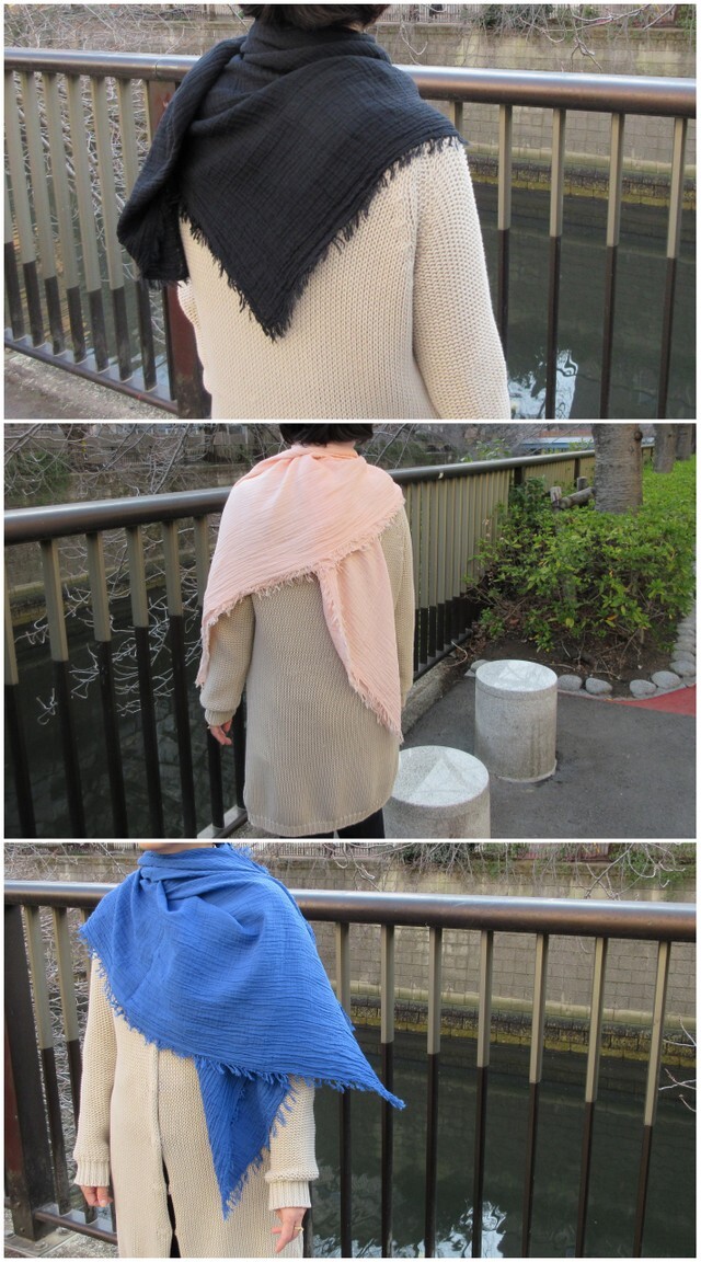 オーガニックコットン ストール 大判 オーガニック コットン スカーフ  