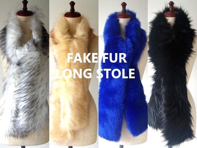 ファー マフラー 冬 ロング ストール 秋冬 レディース メンズ ロイヤル 