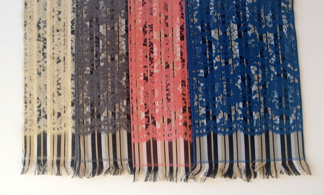 P.CORNILLON（コルニヨン）マフラー レース 花柄 レディース