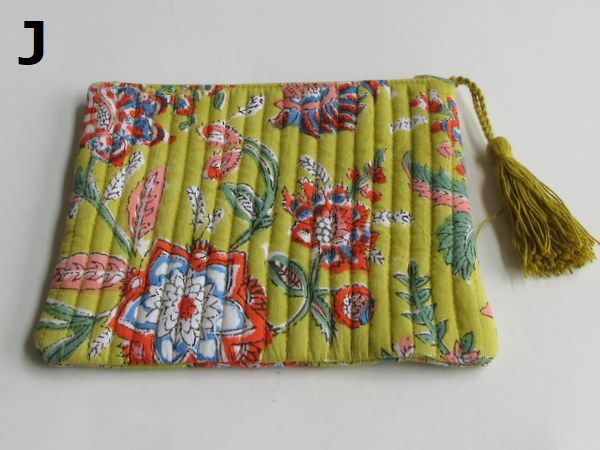cancan☆フラットポーチ♥️美しい女性D♥️ハンドメイド cancan 様専用 フラットポーチ 綺麗な女性② 両面パネル生地