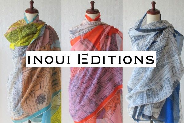 INOUI EDITIONS】 イヌイ エディションズ PARIS コットン 大判  