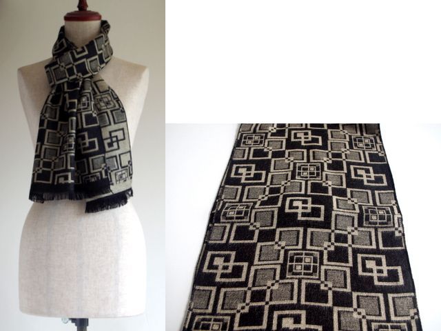 Double RL & Co. 幾何学模様マフラー Double RL & Co. 幾何学模様マフラー Double RL & Co. 幾何学