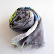 【YARNZ NEWYORK】15SS/ヤーンズ Disco コットン50%・リネン50%　麻 大判　ストール/Pale Blue/ディスコ/ヤーンツ★送料無料