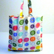 【エコバッグ】お買い物袋　ナポリで買付けカラフルなエコ袋★メール便対応