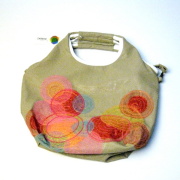 【ZABEDE】ザベーデのハンドメイドトート タイ製のパッチワークのハンドメイドトート