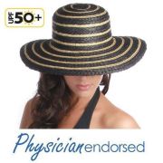 【Physiciane endorsed】日よけ 帽子/麦わら帽子/UPF50+ /UV帽子/つば広・ハット・ストローハット/UVカット/ラフィア＜日よけ 帽子の専門店＞