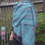 ジャガードストール 通販ショップ 花柄・ペイズリーのジャガード