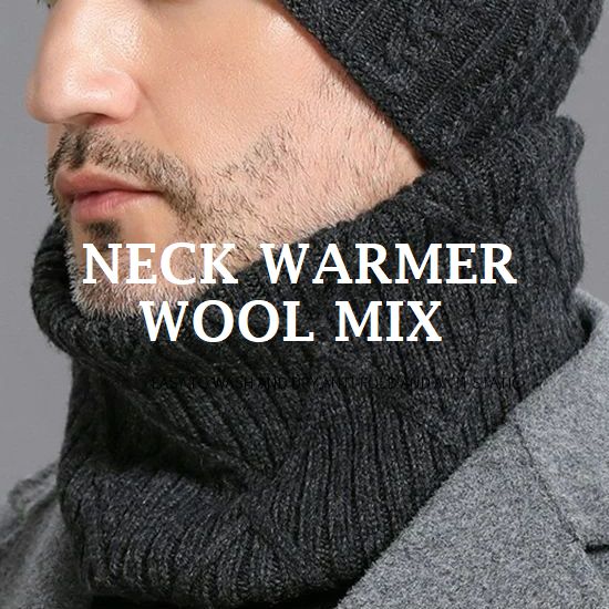 ネックウォーマー メンズ ウール スヌード ニット マフラー 秋冬 冬 リブ編み ニットスヌード レディース カシミヤタッチ おしゃれ 防寒  リブ ケーブル 厚手 温かい カシミアタッチ  黒 紺 赤 チャコール グレー ワイン