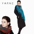 【YARNZ】14AW/ヤーンズ Bold Stripes/ボルド・ストライプ・カシミアとウール・カシミヤ ストール 大判　厚手のカシミアストール/ヤーンツ★送料無料