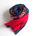 【YARNZ】15AW/ヤーンズ Boom カシミア100%　カシミヤ ストール 大判　カシミアストール/Navy/ヤーンツ★送料無料
