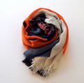 【YARNZ NEWYORK】16SS ヤーンズ Two Cities カシミア70%・シルク30%　カシミヤストール 大判　ストール Orange オレンジ ヤーンツ★送料無料