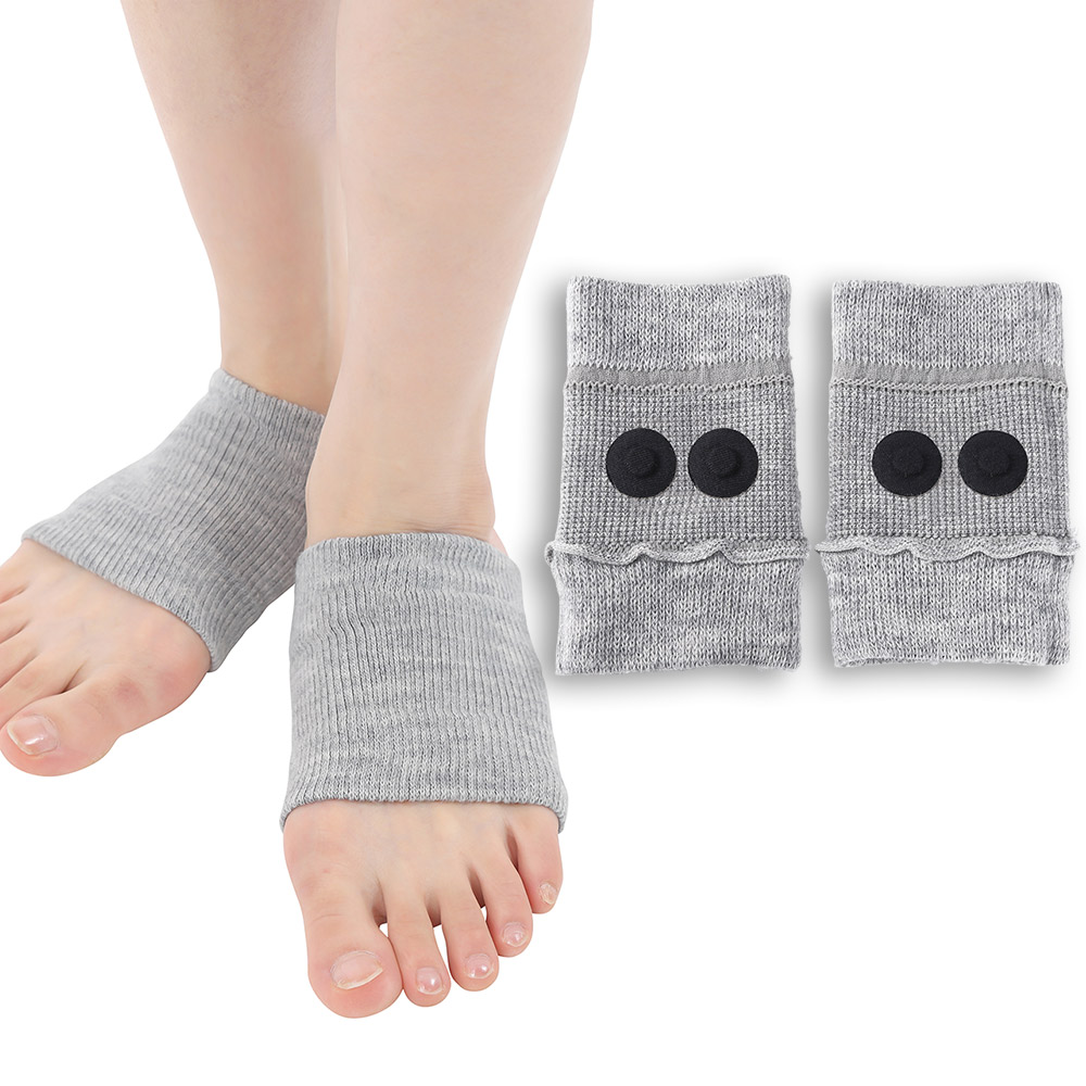 DX デラックス ツラナイバンド 足裏のつりに こむら返り 防止 グレー