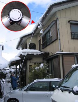 らくらく雪降ろし＆雪庇・凍雪除去セット