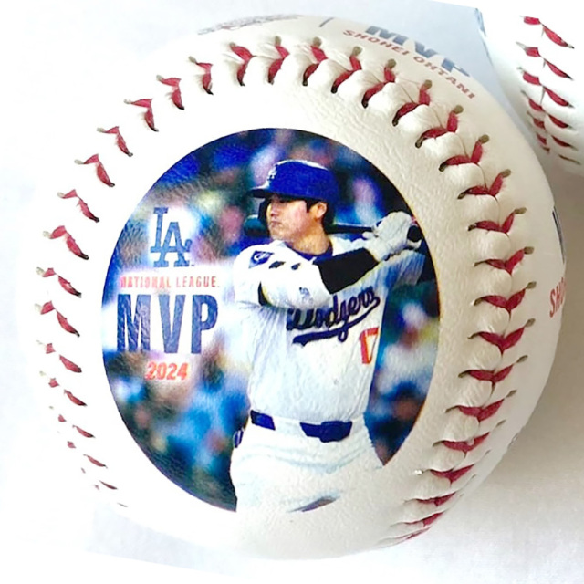 MLB公式フォト2枚セット 寄せ書きサイン入り記念ボール