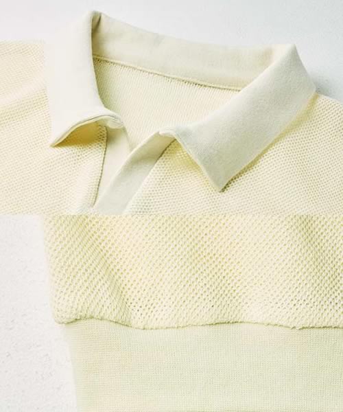 kolor 鹿の子　ポロシャツ　2 Color（カラー） kolor 22SCM-T03202 Pe鹿の子 ポロシャツ/ トップス 2