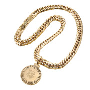 阪神タイガース創設90周年記念 天然ダイヤ10石入りネックレス