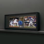 「大谷翔平」MLB公式フォト2枚&サイン入り記念ボールボックス