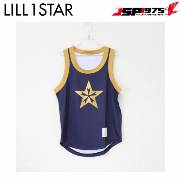 【リルワンスター】Lill one STAR ドライワンスタータンクトップ ネイビー