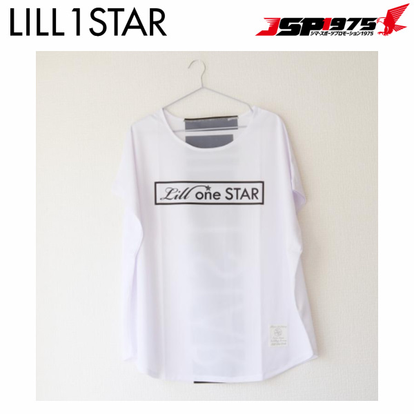 【リルワンスター】Lill one STAR ドライドルマンTシャツ ホワイト フリーサイズ