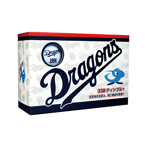 レザックス 中日ドラゴンズ ゴルフボール ６個入り ゴルフ ボール ホワイト プロ野球 球団 グッズ ギフト プレゼント cdba-7753