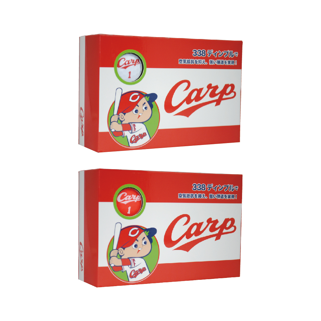 レザックス 広島東洋カープ ゴルフボール ６個入り ゴルフ ボール レッド プロ野球 球団 グッズ ギフト プレゼント hcba-0764