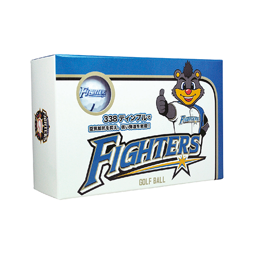 レザックス 北海道日本ハムファイターズ ゴルフボール ６個入り ゴルフ ボール ホワイト プロ野球 球団 グッズ プレゼント nfba-7755