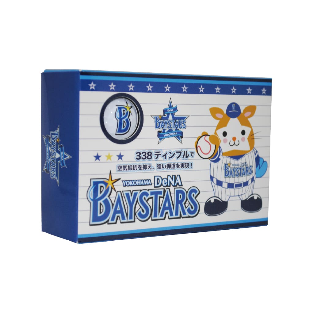 レザックス 横浜DeNAベイスターズ ゴルフボール ６個入り ゴルフ ボール ホワイト プロ野球 球団 グッズ ギフト プレゼント ybba-0765