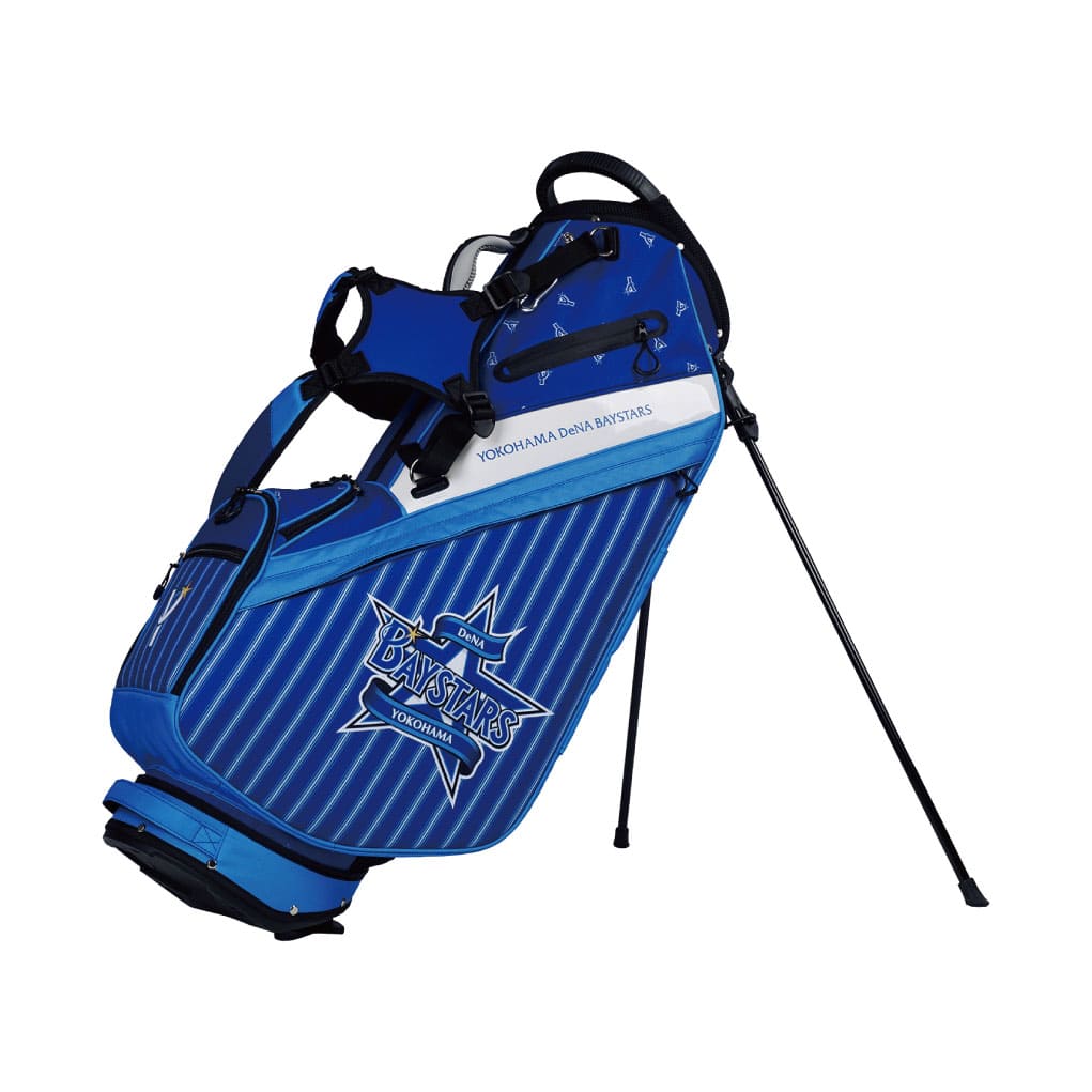 【レザックス】横浜DeNAベイスターズ　9.5型スタンドバッグ 　ゴルフ　2021年モデル　プロ野球　YBCB-1426