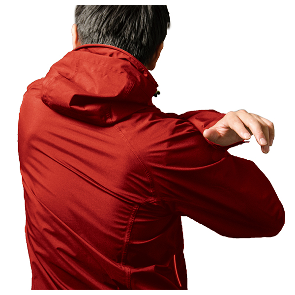 Makku マック アークライトレインスーツ レッド レインウェア 雨具 作業服 作業着 ワークユニフォーム 上下セット カッパ as300