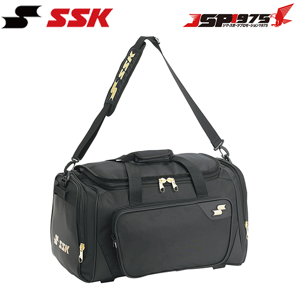 【エスエスケイ】SSK ba4007 ミドルバッグ ショルダーバッグブラック 通学 野球 野球用品