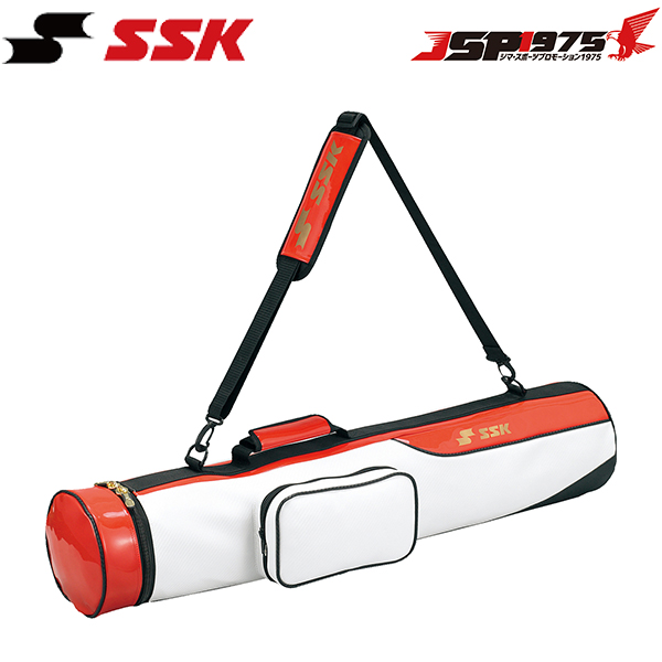 【エスエスケイ】SSK bh5001 バットケース（５～６本入り） バッグ カバン ホワイト レッド バッドケース 野球 野球用品