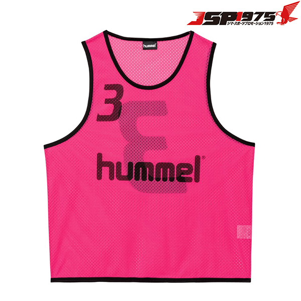 ヒュンメル hummel トレーニングビブス ピンク 10着セット ビブス サッカー フットサル サッカー用品 hak6006z