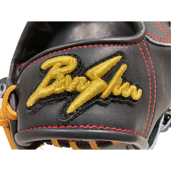 播州グラブ 播州 Banshu 硬式 軟式 兼用 グラブ グローブ 和牛レザー 軽量 内野手用 右投用 ブラック 野球 野球用品 送料無料 bngn6