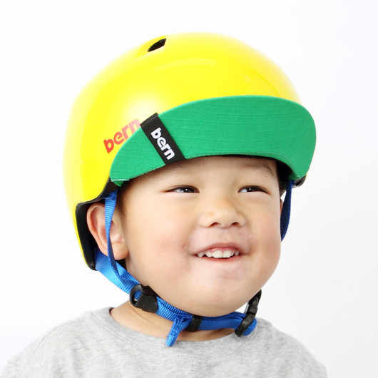 bern バーン ヘルメット キッズ NINO BE-VJBGYLV Gloss Yellow Green