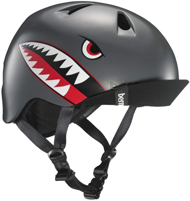 bern バーン ヘルメット キッズ NINO BE-VJBSGFV Satin Grey Flying Tiger