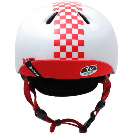 bern バーン ヘルメット キッズ NINO BE-VJBWRC Gloss Checker Red
